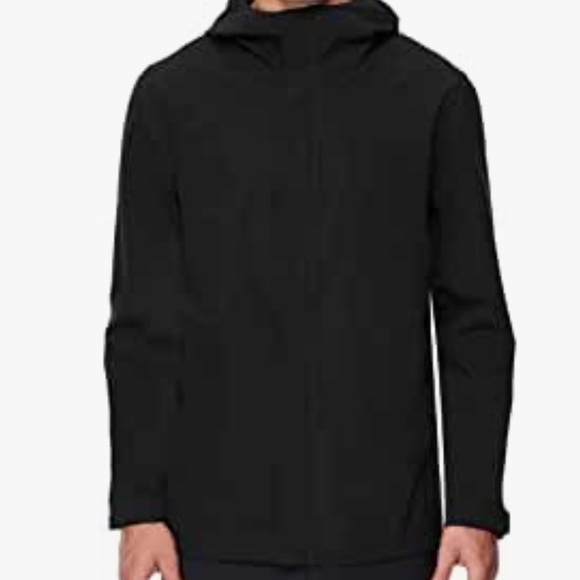 32 Degrees Cool Weatherproof Mens Rain Jacket With hood in color black - Picture 2 of 13